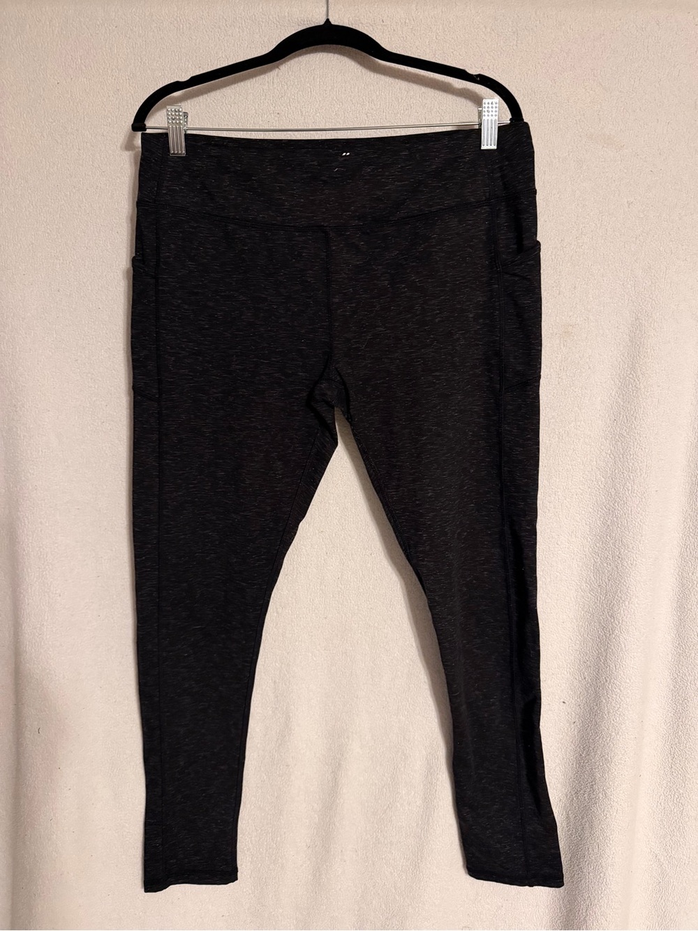 Kyodan High Rise Heathered Performance Leggings Side Pocket Women’s XL